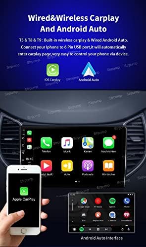 9 Андроид 10 Во Цртичка Автомобил Стерео Радио Одговара за Форд Бик 2015 16 17 ГПС Навигација Главата Единица Карплеј Андроид Авто ДСП 4Г WiFi