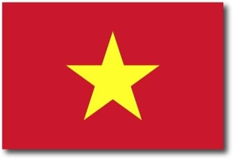 Магнет Ме До Виетнам Виетнамски Знаме Автомобил Магнет Налепница, 4х6 Инчи, Тешки Автомобилски Магнет За Автомобил, КАМИОН ТЕРЕНЕЦ