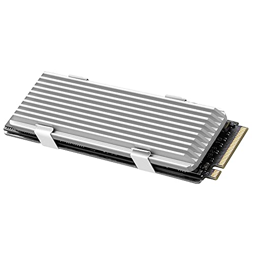 QIVYNSRY m. 2 heatsink 2280 SSD Ладилник, Поддржува Само Еднострани 2280 M. 2 SSD, Со Термичка Силиконска Подлога ЗА PS5 PCIE NVME M. 2