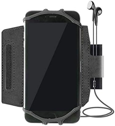 Фолч за BlackBerry Keyone - ActiveStretch Sport Armband, прилагодлива амбалажа за тренинг и трчање за BlackBerry Keyone - Jet Black