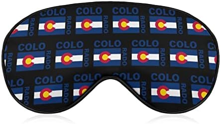 Државно знаме на Колорадо, со спиење маска за очи, симпатична слепи очи, ја покрива сенката за жени за жени подароци