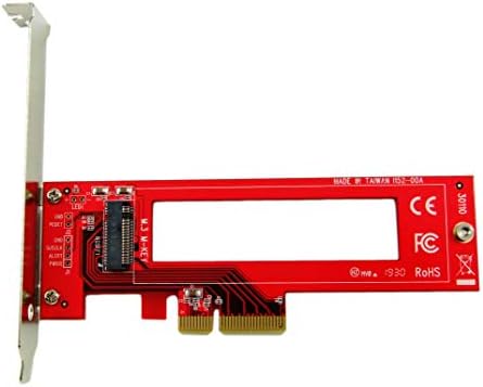 Ableconn PEXM3-152 PCIE 3.0 X4 Адаптер за домаќини за NGSFF NF1 M.3 NVME 110mm SSD-PCI Express 3.0 4-лента картичка