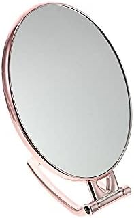 FXLYMR Десктоп шминка огледало за убавина огледало на десктоп преносно преклопување суета огледало, зголемувачки со прилагодлива