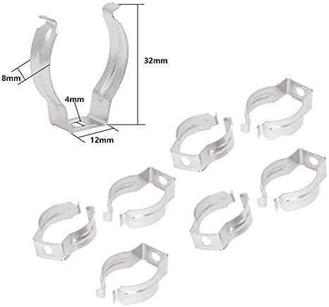 Синлон 4-Пакет Т8 ЛЕД Светилка Поврзување жица 4.6 стапки Т8 ФЛУОРЕСЦЕНТНИ ЛЕД Светилка База Држач Приклучок Држач Клипови со 8 Клипови Носителите