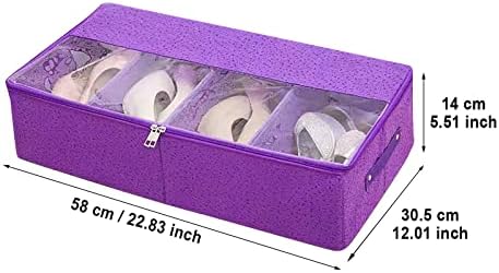 Транспарентна кутија за чевли кутија за складирање простор за заштеда на дното на чевли за домаќинства Доказ за домаќинства Организатор за чување