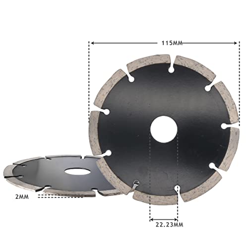 Сечење на легура од 115мм метална легура, дискови за напојување со општа намена, сечило за мермер / гранит / бетон и друг камен