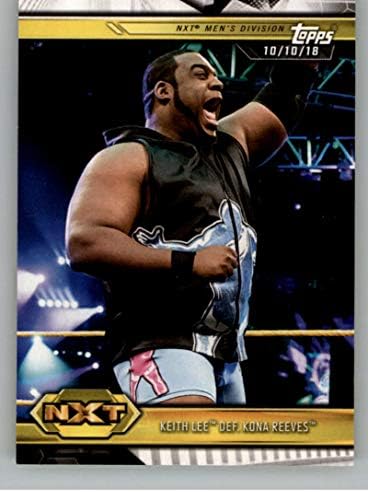 2019 Topps WWE NXT 54 Кит Ли борење картичка за трговија