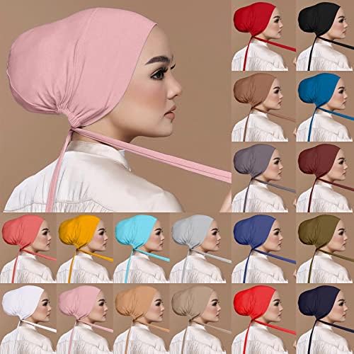 Tunkence Муслимански турбани за жени поттикнуваат хиџаб капа Муслимански турбани за жени хиџаб Подвлечете го капачето за хиџаб за жени