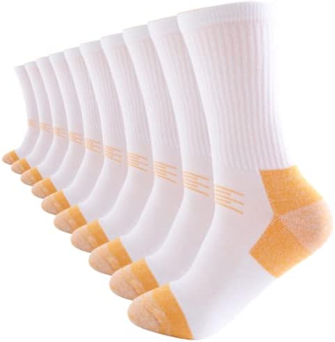Машки Пакет Со 10p Вредност На Eiyebisi Атлетски Чорапи На Екипажот Мажи Перница Секојдневно Со Работни Чорапи Што Ја Отстрануваат