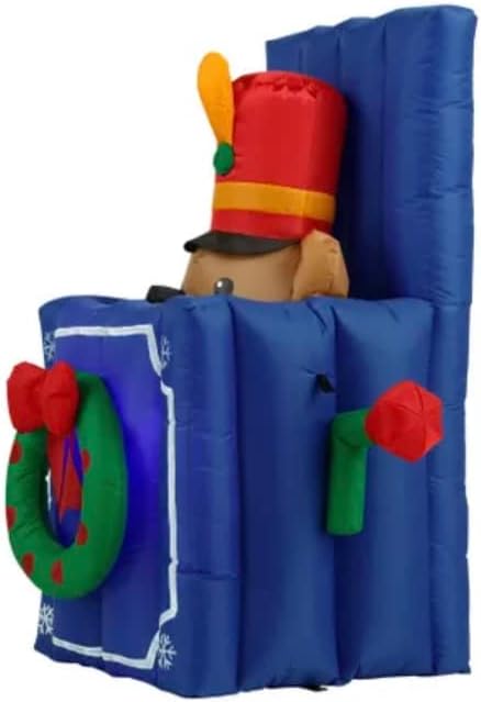 5 -ти анимирани војници за играчки за кучиња во кутија Божиќен надувување од Гемми