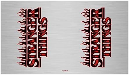 Netflix Stranger Things Stranger Flame Plame лого 17 мл шише од не'рѓосувачки челик, повеќебојно