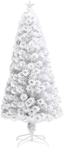 Вештачко новогодишно дрво Видаксл со LED бела 59,1 оптички влакна