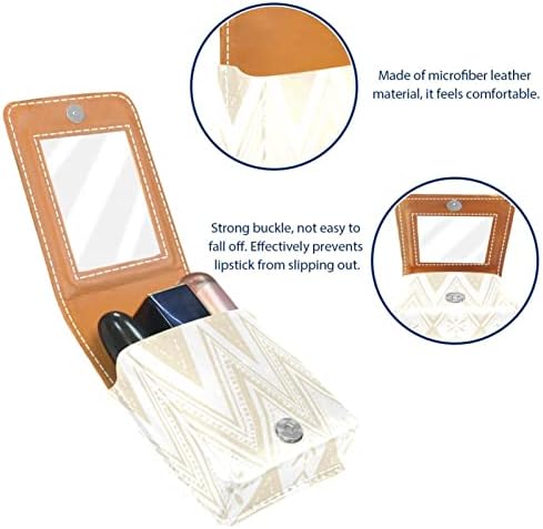 Кармин за шминка ОРИУКАН торба ЗА кармин со огледало пренослив торбичка за складирање кармин организатор за складирање на сјај
