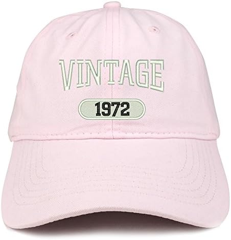 Трендовски продавница за облека Гроздобер 1972 година извезена 51 -ви роденден Опуштено памучно капаче за памук