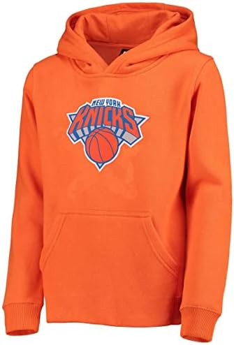 OuterStuff Youth New York Nicks Primary Logo Pullover Fleece Hoodie