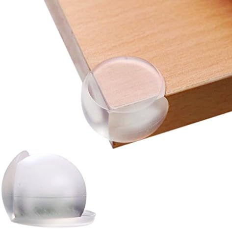 Acoolstore 2 парчиња налепници на табелата на маса рунда маса, раб, агол, безбедносен заштитник налепница подлога против безобразно дете