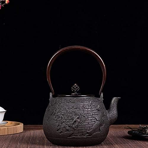 Креативна едноставност јапонски леано железо Тетсубин чајник леано железо котел чајник Тетсубин чај котел јапонски занаетчиство старо железо