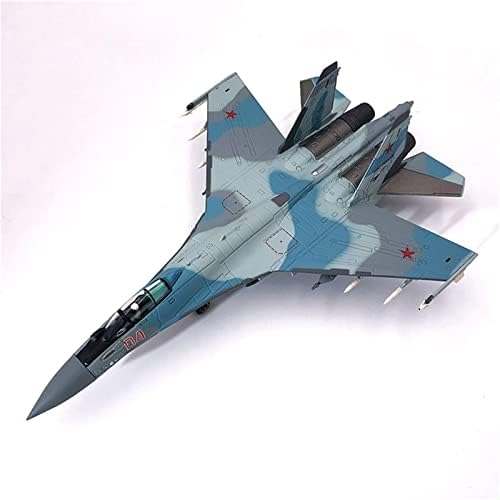 Rescess Copy Copy Airplane Model 1: 100 за SU-35 Руски борбени борбени авиони модел на авион модел Метал колекција на авиони со скала со скала