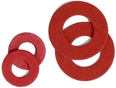 147 парчиња М7, 5 заптивки за заптивки од црвен челик мијалник за заптивки рамни подлошки запечатени прстени Изолација водоотпорни