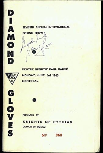 Барни Рос и Georgeорџ Диксон ја потпишаа 7 -та годишна програма за меѓународна бокс во 1963 година