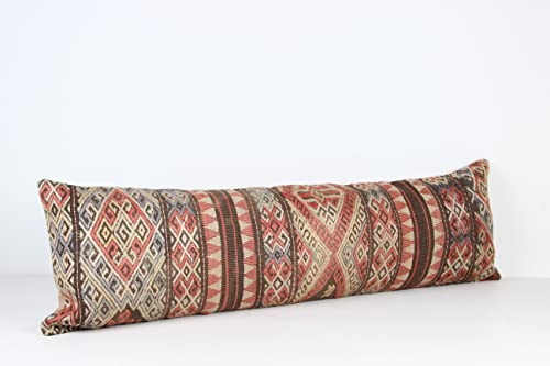 Анадолија килим перница покритие 14х48 инчен постелнина перница фрли перница уникатен рачно изработени ориентални перница покритие