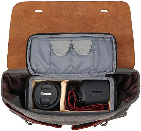 чанта За Вметнување Камера PEACECHAOS Dslr SLR Обложена Футрола За Камера Водоотпорна Отпорна На Удари За Патување