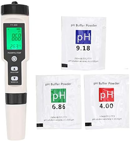 4 Во 1 Пентативно монитор за монитор за квалитет на водата Пен 0.01-14.00ph мерен опсег pH ORP H2 Температорски тестер YY-400