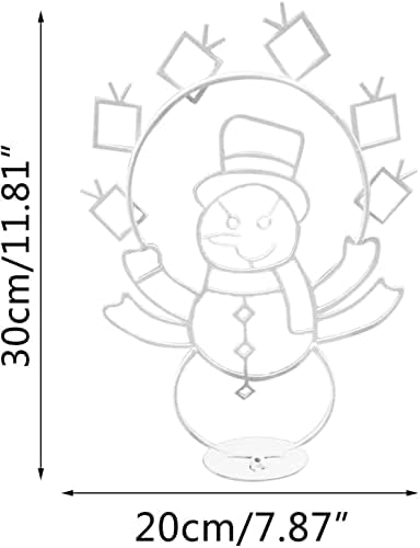 Забава симпатична анимирана борба за снежни топки Активни декор на рамка за лесни жици, разигран снежен човек пингвин Божиќ на отворено
