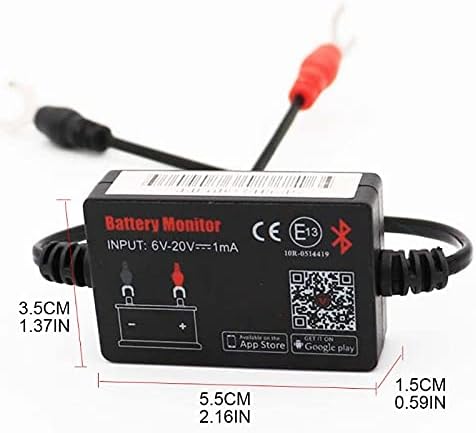 WYFDP Автомобилски тестер за батерии Tester Bluetooth Car Detector Battery 12V Проверка на апликација Акумулатор Акумулатор Акумулатор Мобилен