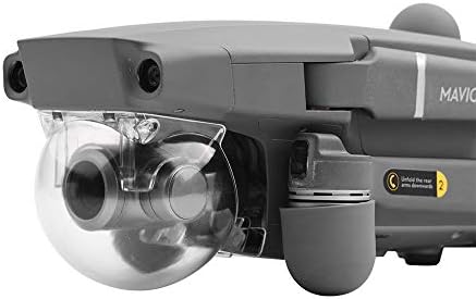 Natefemin Drone ABS транспарентен HD gimbal камера леќа за капакот на капакот на капакот на капакот на капакот за додаток на DJI