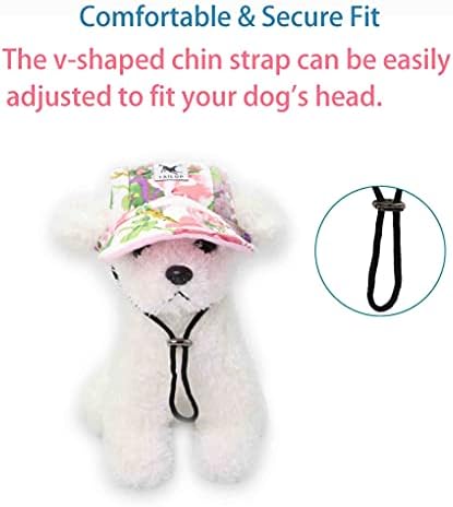 Јаоодад куче бејзбол капа прилагодливо куче на отворено спортско заштита Бејзбол капа Обичен капа визир Sunbonnet со дупки за уши, облека