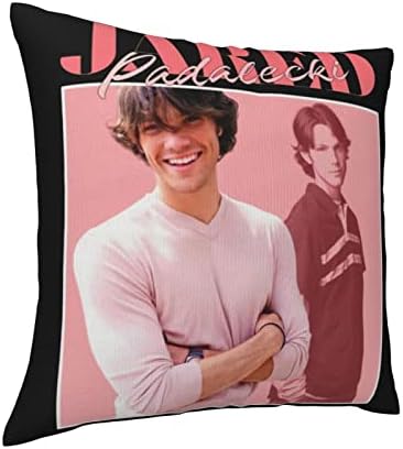 Foidl Jared Padalecki фрли перници капаци меки квадратни перници за декоративни домашни забави декор кревет кауч автомобил 18 x 18