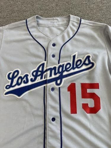 Шон Грин Лос Анџелес Доџерс игра користена истрошена Jerseyерси 2001 потпишана - MLB автограмирана игра користена лилјаци