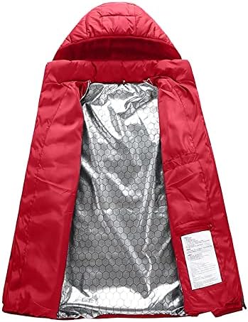 LOLMOT зимска топла облека на отворено загреана за возење на скијање риболов полнење преку загреана качулка во средна тежина надолу со топли палта