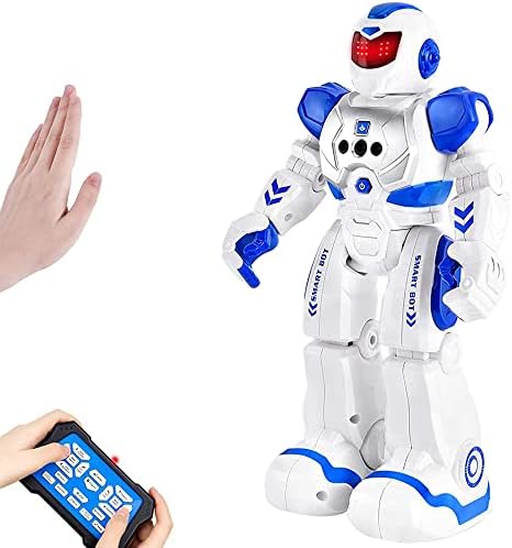 Beiwo Smart RC роботи за деца, интелигентна програмабилна роботска играчка, робот за далечински управувач за момчиња играчки, танцување, пеење,