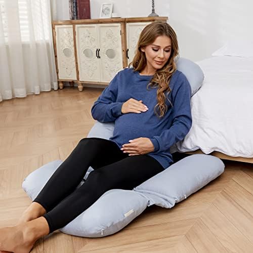 Неинвестин спиење подобро за време на бременоста за породилна перница - поддршка во форма на Г за вратот, грбот, стомакот, колковите