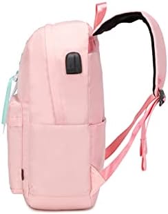 Вадирум Симпатична Ранец За Жени Мода Лак Декорација Училишна Торба За Девојка Розова
