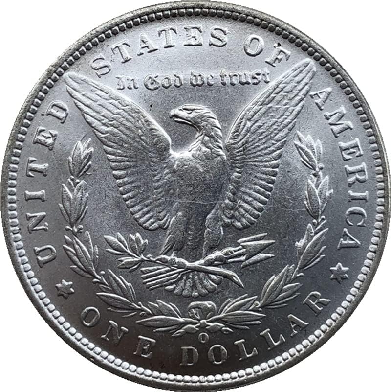 1902o Edition American Morgan Coin Silver Dollar Brass Brass Silver Silver Antique Handicraft странски комеморативни монети