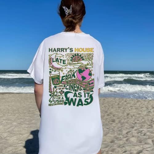 Synplus Harry Tracklist Sweatshirt - Хари инспириран џемпер, подарок за кошула на Хари Цветна турнеја за навивачи