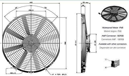 GC ладење 90050233-14 Pusber на вентилаторот за електрично ладење со средна изведба