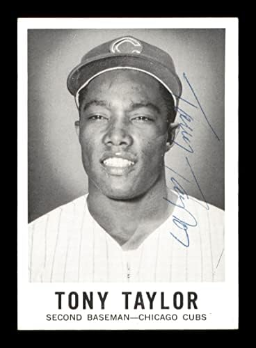 Тони Тејлор Автограм 1960 Лист Картичка 44 Чикаго Младенчиња SKU 198792-Млб Автограм Бејзбол Картички