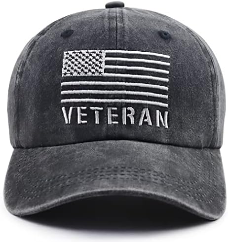 Нксизивмк Сад Знаме Ветеран Шапка За Мажи Жени, Смешни Прилагодливи Везови Американската Армија Воена Бејзбол Капа