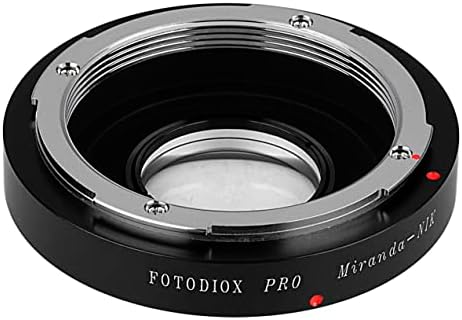 Адаптер за монтирање на леќи Fotodiox Pro, за леќи на Миранда до Nikon F-Mount DSLR камери