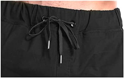 Обични панталони за мажи Кроивил, кои влечеа пот, џогирање на товар со џебови џогери долги спортски спортови за панталони за обука на