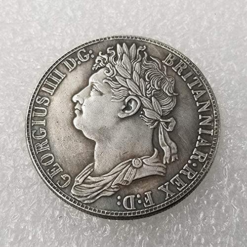 Антички Занаети 1830 Обединетото Кралство Џорџ 4 Ти Месинг Бела Цела 166коин Колекција Комеморативна Монета
