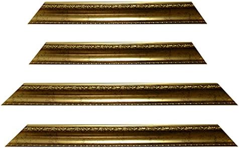 Барокна рамка злато ситно украсено 839 оро, исечено со ублажена 27½x39½ инч