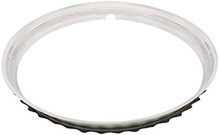 Обединети Пацифик A6224-4 Не'рѓосувачки челик 14-инчен ребрестиот прстен за убавина, високо полиран, ребрести стил, раб за убавина-еден трим