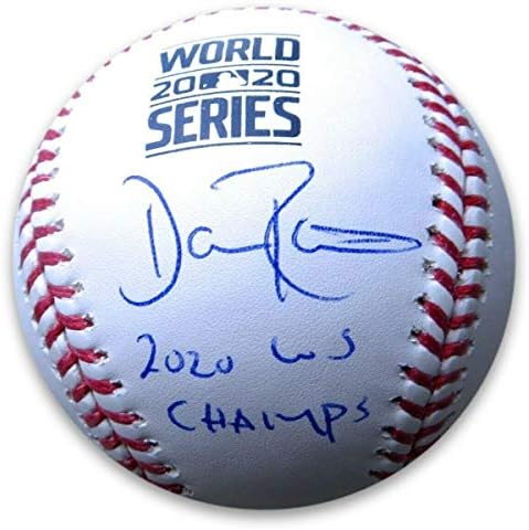 Дејв Робертс потпиша автограм Бејзбол 2020 Светска серија „WS Champs“ Dodgers MLB - автограмирани бејзбол