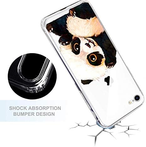 Huiycuu Case компатибилен со iPhone SE2 SE 2020/ iPhone 8 за iPhone 7 Case, симпатичен дизајн на животни Тенок вклопување мек