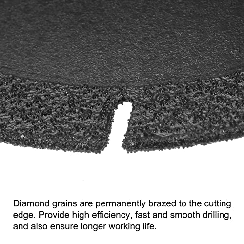 UXCELL 4.3 110мм сегментирани лазови со дијамантски обложени тркала за мелење за мермер, јаглероден челик, 3/4 ARBOR